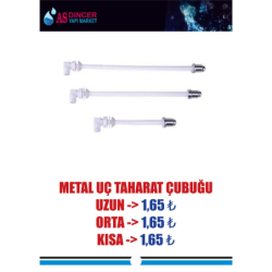 TAHARET ÇUBUK KROM UÇLU