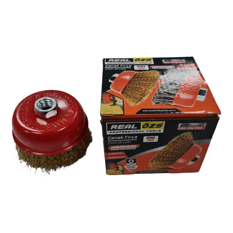 ÇANAK FIRÇA 100 MM İNCE TEL 9357