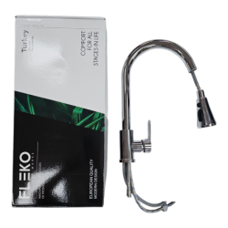 FLEKO SPİRALLİ EVYE KROM...
